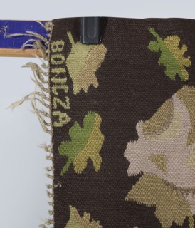 Kilim attributed to Boncza fl. ca. 1920–1930. Woven decorative fabric, 1920s, from Tomczyce, Poland