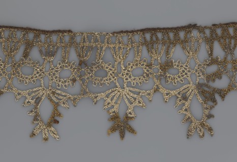 Lace, bobbin lace, 16th/17th century, Flanders, fabric, width 7 cm, length 27 cm, A decorative