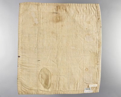 Velum; unknown creator; church parament; revindication provenance; flowers and plant ornaments;