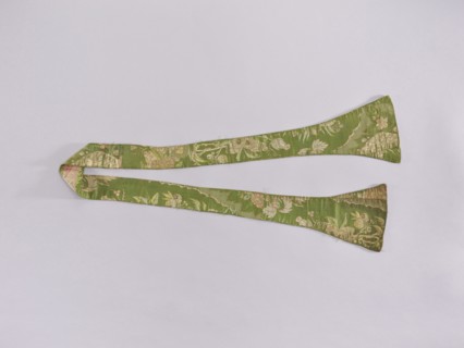 Stole made of Lyon material; maker, early 18th century, Lyon, France; liturgical vestment for