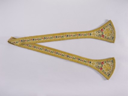 Stole, 18th century, Poland. Liturgical vestment, length 205 cm, width 22 cm. Made of woolen fabric