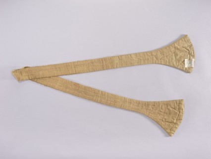 Stole, 18th century, Poland. Woolen fabric with linen lining pink. Liturgical vestment, length 205