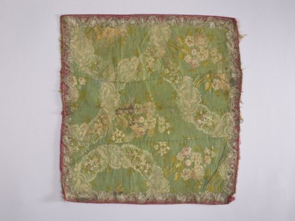 Velum; creator, church paraments; liturgical parament; flowers, leaves, plant ornaments; sacred