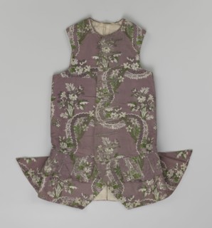 Vest, floral ornaments, patterned fabrics, Henryków German: Heinrichau - museum repository,