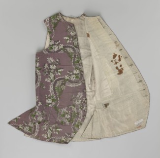 Vest, floral ornaments, patterned fabrics, Henryków German: Heinrichau - museum repository,