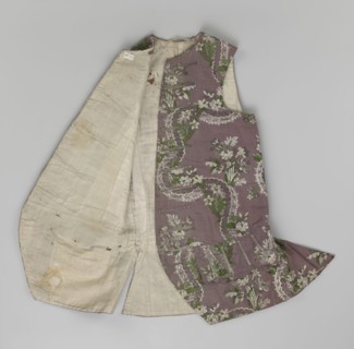 Vest, floral ornaments, patterned fabrics, Henryków German: Heinrichau - place of repository,