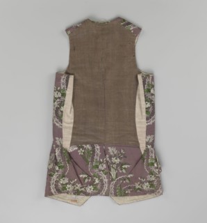 Vest, floral ornaments, patterned fabrics, Henryków German: Heinrichau - museum repository,
