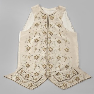 Vest, 2nd half of the 18th century, Poland. Garment, length 74 cm. Fastened to the neck with 9