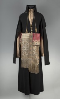 Zupan, Polish clothing. Painter: Franciszek Teodor Eysmond 1859–1931 associated. Geometric