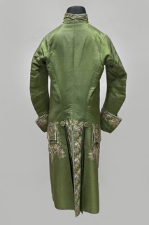 Habit à la française, repossession provenance; floral and plant motifs; fashion garment men's