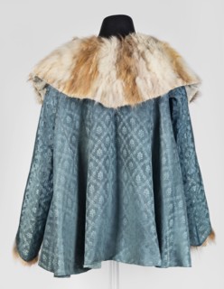 Jubka, long women's caftan jubka, hip-length, narrow in the shoulders, flared at the bottom; late