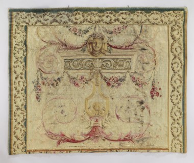 Ornamental tapestry, The tapestry is only partially preserved. The surviving fragment constitutes