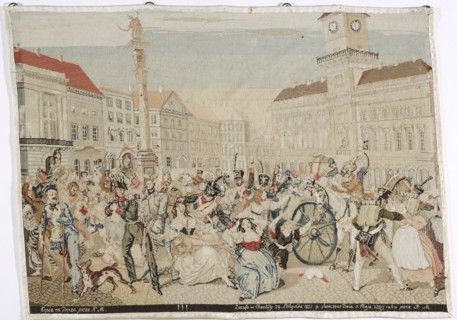 Tapestry - embroidered picture, Malachowska, Benigna 1795-1873 author, tapestries, embroideries,