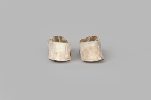 Women's slippers, made by Wincenty Witoszynski Warsaw; shoemaker's workshop; ca. 1840–ca. 1850.