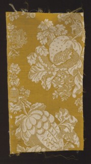 Fabric fragment, fabrics, 18th-century silk fabrics, fragments of silk fabrics, patterned fabrics,
