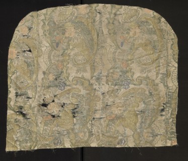 Fabric fragment, fabrics, fragments of a larger textile object, fragments of silk fabrics,