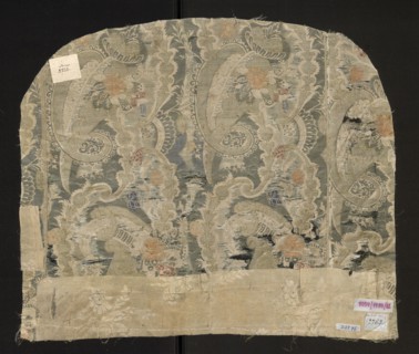 Fabric fragment, fabrics, fragments of a larger textile object, fragments of silk fabrics,