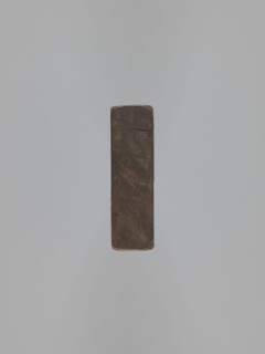 Double-sided gingerbread mould. Side A: image of a soldier in a parade uniform from the beginning