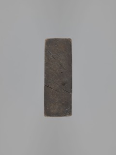 Double-sided gingerbread mould. Obverse: image of Madonna and Child; reverse: small image of