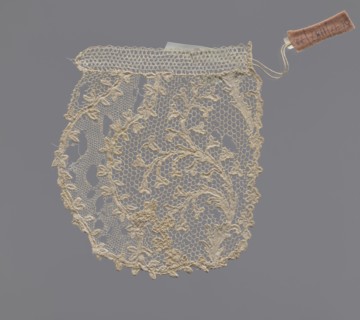Lace — fragment of a jabot, maker, Kublicki Piottuch, Alfred 1861–1945 creator, lace, 1st half of