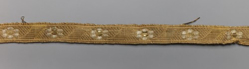 Gallon, gallons haberdashery, origin unknown, plant ornaments, 18th century, Poland, Drzewica,