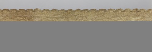 Gallon, haberdashery, origin, 19th century, Lithuania, fabric, haberdashery, width 8.5 cm, length
