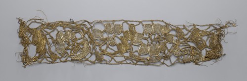 Lace fragment, lace, 2nd half of the 18th century, possibly Flanders, fabric, width 7.5 cm, length