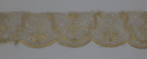 Lace fragment, maker unknown possibly Kublicki Piottuch, Alfred, 1861–1945 noted, lace strip