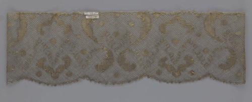 Lace fragment, lace, 18th century, Europe, fabric, width 20 cm, length 120 cm, purchased