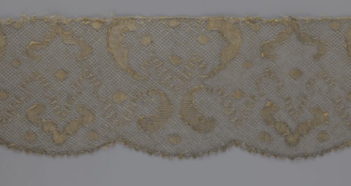 Lace fragment, lace, 18th century, Europe, fabric, width 20 cm, length 120 cm, purchased