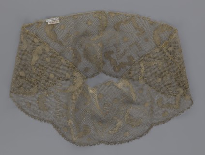 Lace fragment, lace, 18th century, Europe, fabric, width 20 cm, length 120 cm, A delicate lace
