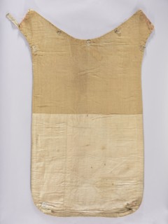 Chasuble, liturgical vestment, 18th–19th century, Poland. Back: sides of smooth dark red velvet.