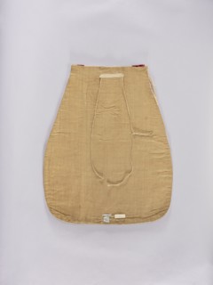 Chasuble, unknown creator; liturgical vestment, 18th–19th century, Poland. Back: sides of smooth