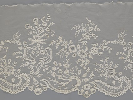 Lace fragment - shuttlecock;, purchase, Fashion accessory; clothing ornament. Materials/technique: