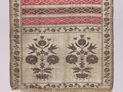Kontusz sash, Paschalis Jakubowicz Manufactory Warsaw; belt manufacturer; 1788-1794. Solid kontusz