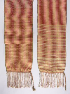 Belt, 19th century, Russia . Geometric ornaments; reversible kontusz belt for Polish men's costume.
