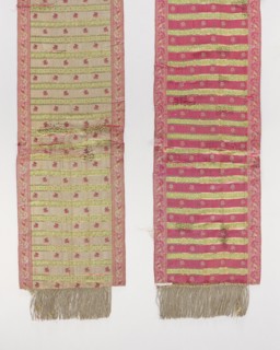 Kontusz belt, 18th century. Semi-solid, double-sided men's clothing accessory kontusz belt with