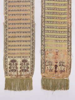 Kontusz sash, Szczepan Filsjean Manufactory Kobylka; belt manufacturer; 1787–1794. Silk kontusz