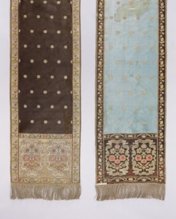 Kontusz belt;, ; ornament: flower bushes, geometric and plant ornaments; bilateral, semi-solid