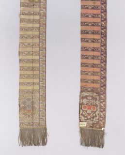 Half of a kontusz belt, woven by Jan Madzarski weaver; Sluck, ?-ca. 1800; manufactured by Karol