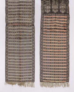 Kontusz belt, Polish men's costume accessory kontusz belt, sewn from pieces; 18th century.