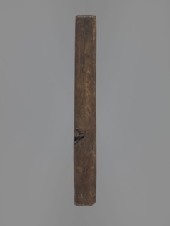 Double-sided gingerbread mould. Obverse: Easter Lamb holding a banner, haloed, chalice with blood