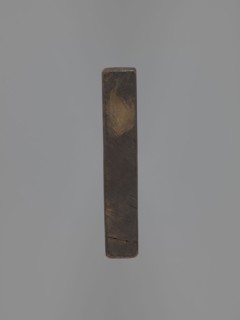 Double-sided gingerbread mould. Obverse: Easter Lamb holding a banner, haloed, with a chalice in