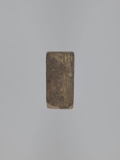 Double-sided gingerbread mold; obverse: female figure, reverse: baby in swaddling clothes.