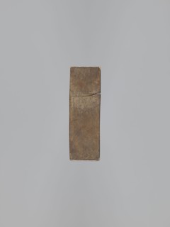One-sided gingerbread mold with a rectangular floral and plant ornament;, Rectangular one-sided