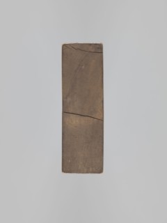 Double-sided gingerbread mould. Rectangular shape; obverse: stylised horse in full tack with a