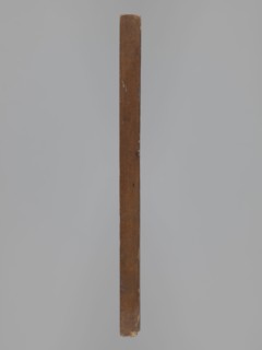 Double-sided gingerbread mould. Oblong rectangular shape, height 25.3 cm, width 6.6 cm, depth 1.5