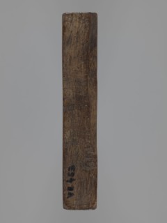 Double-sided gingerbread form. Side A: figure of a bachelor — long-haired male with a high hat in a