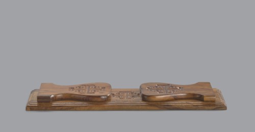 Bookstand, origin, Hebrew; Jerusalem Israel/Palestine; iconography: Jerusalem cross; function: