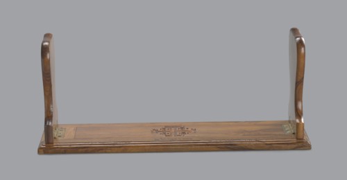 Bookstand, origin unknown, Hebrew, Jerusalem Israel/Palestine. Rectangular bookstand with two